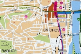 Pražská slepá mapa.