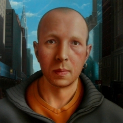 V&iacute;tězn&yacute; portr&eacute;t Begram in New York.