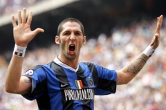 Obránce Lazia Marco Materazzi