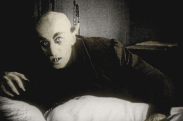 Max Schreck ve slvném filmu Nosferatu.