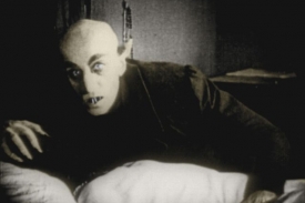 Max Schreck ve slavném filmu Nosferatu.