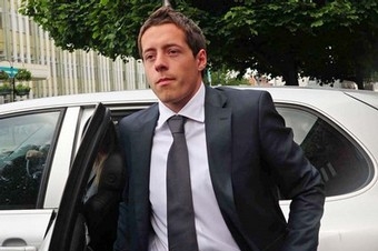 Odsouzený fotbalista Luke McCormick.