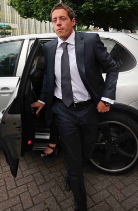 Odsouzený fotbalista Luke McCormick.
