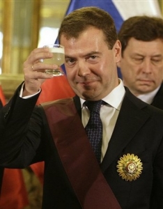Rusk&yacute; prezident Medveděv uspěl.