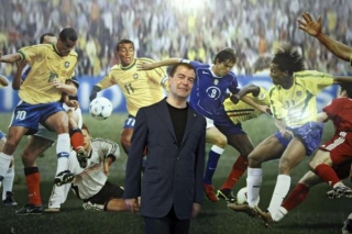Medevděv na stadionu Maracana v Rio de Janeiru.
