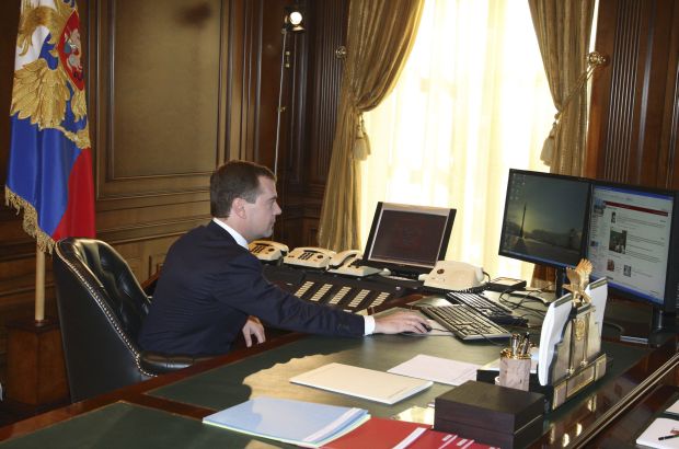 Ruský prezident Dmitrij Medveděv