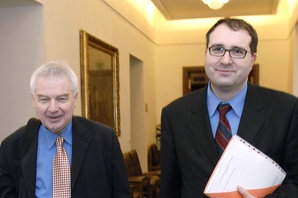 Sociální demokraté Miloš Melčák a Michal Pohanka