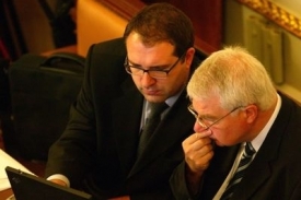 Michal Pohanka a Milo&scaron; Melč&aacute;k
