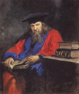 Dmitrij Mendělejev (1834-1907).
