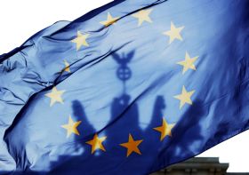 Berlín patří k hlavním tahounům EU. Kvadriga na Braniborské bráně.