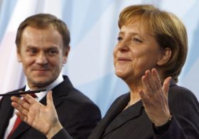 Angela Merkelová a Donald Tusk