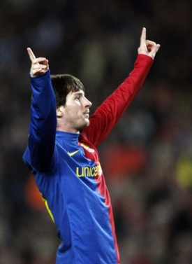 Lionel Messi, hvězda Barcelony.
