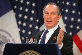 Zakladatel agentury Bloomberg, newyorsk&yacute; starosta Michael Bloomberg.