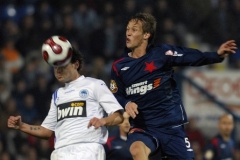 Michal Švec ze Slavie Praha (vpravo) a Jan Nezmar ze Slovanu Liberec