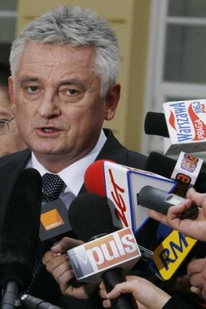 Ten, který za všechno může. Polský ministr sportu Miroslaw Drzewiecki.