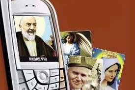 Církev se snaží oslovit mladé pomocí mobilu. Církev se snaží oslovit mladé pomocí mobilu.