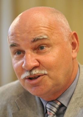 Pavel Mokr&yacute;, &scaron;&eacute;f Českomoravsk&eacute;ho fotbalov&eacute;ho svazu.