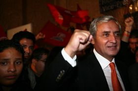Prezidentský kandidát Otto Perez Molina