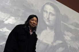 Mona Lisa podle Yan Pei-minga.