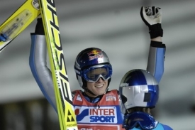 Vítěz z Trondheimu Thomas Morgenstern.