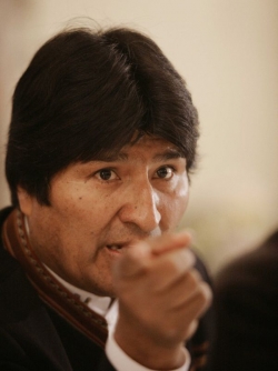 Bolivijský prezident Evo Morales.