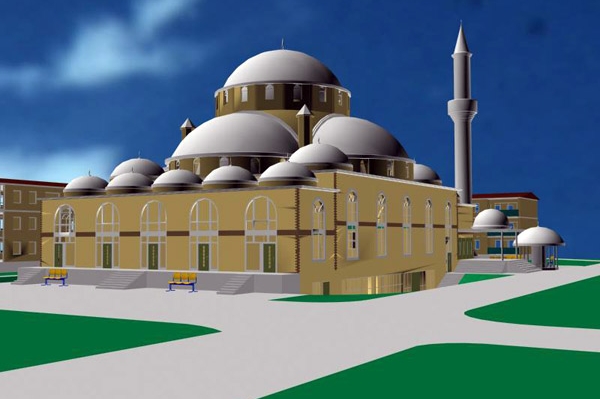 Nad Německem se tyčí minarety. Nová mešita v Duisburgu.