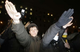 Nacionalisté dva dny před generály u Kremlu moc nevadili.