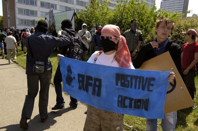 demonstrace v Mostě