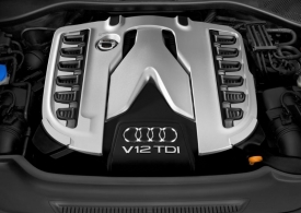 To je on, první dvanáctiválcový turbodiesel v osobním automobilu. Ze šesti litrů objemu vyprodukuje výkon pěti set koní a dvojnásobný točivý moment.