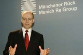 Výkonný šéf Munich Re Nikolaus von Bomhard.
