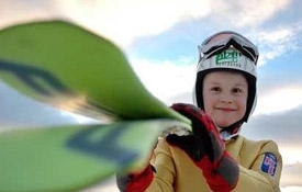 Třináctiletý polský skokan Klimek Muranka. Třináctiletý polský skokan Klimek Muranka.
