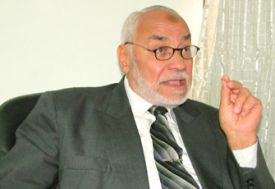 Vůdce Muslimského bratrstva Muhammad Mahdí Akef