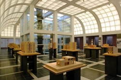 interiér Deutsches Architektumuseum ve Frankfurtu nad Mohanem