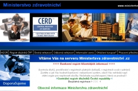Web ministerstva zdravotnictvi