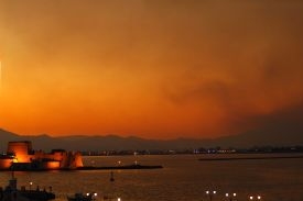 Hořící Nafplio, Řecko (1)