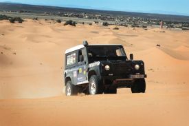 Většina trasy tuaregu se shoduje s marockou částí rallye Dakar