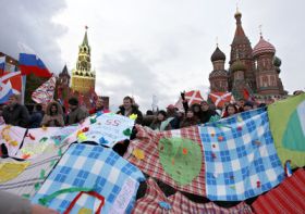 Ilustrační foto - prokremelská skupina Nashi