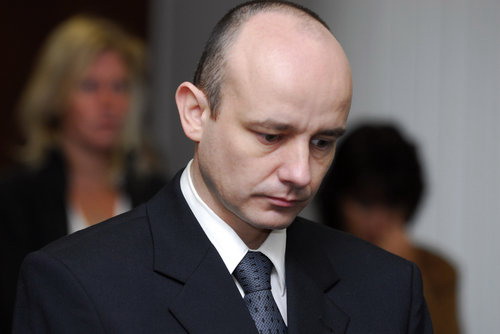 Petr Neisser v průběhu soudního líčení.