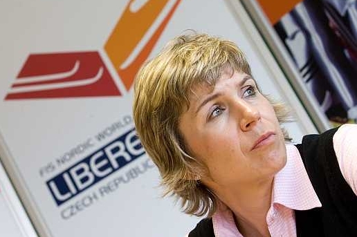 Prezidentka organizačního výboru MS Liberec 2009 Kateřina Neumannová. 