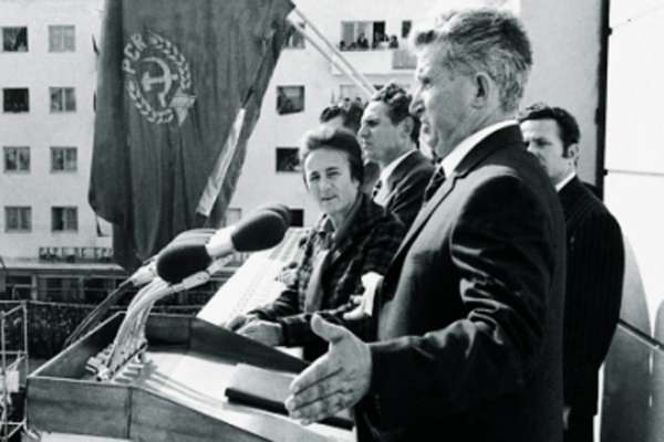 Rumunský šéf strany a státu Nicolae Ceausescu.