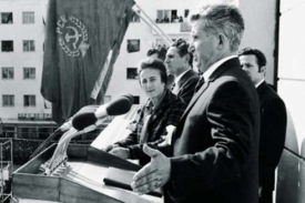 Rumunský šéf strany a státu Nicolae Ceausescu.