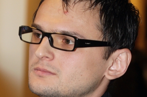 Dvaatřicetiletý Dmitrij Nikitin, kterého obžaloba viní z vraždy.