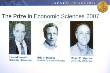 Leonid Hurwicz, Eric Maskin a Roger Myerson Leonid Hurwicz, Eric Maskin a Roger Myerson