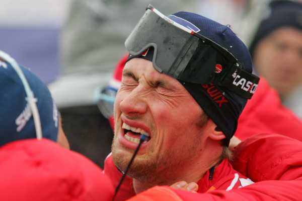 Norský vítěz maratonu na 50 km Petter Northug.