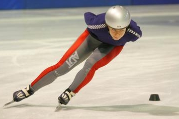 Kateřina Novotná. Až dosud bruslila na krátkém oválu, teď zkusí dlouhý