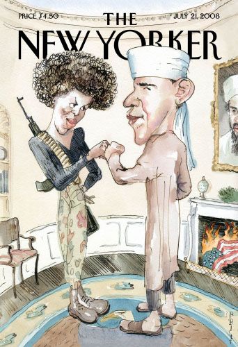 Titulní stránka magazínu New Yorker.