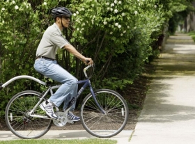 Obama na proj&iacute;žďce Chicagem.