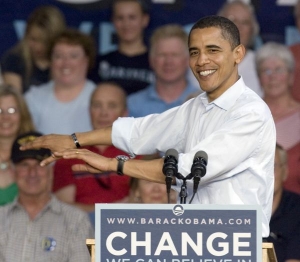 Pro mnoh&eacute; znamen&aacute; Obama změnu...