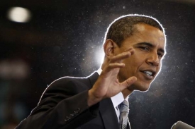 Kandidát na prezidenta USA Barac Obama.