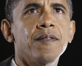 Barack Obama plakal, když mluvil o smrti své babičky.